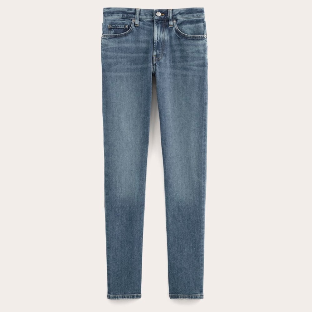 Everlane Men's Organic Cotton Slim-Fit Jean in Light Indigo, Size 31x32